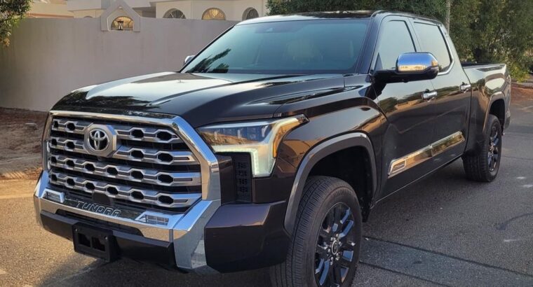 Toyota Tundra 1794 full option 2023 USA