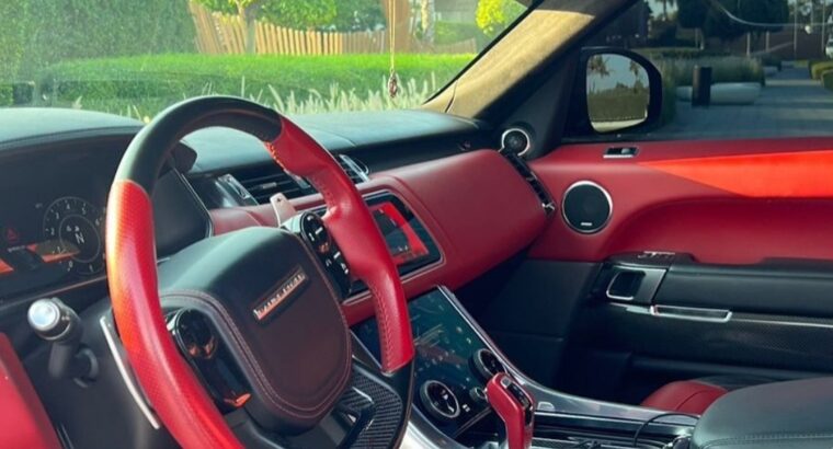 Range Rover sport SVR 2021 full option