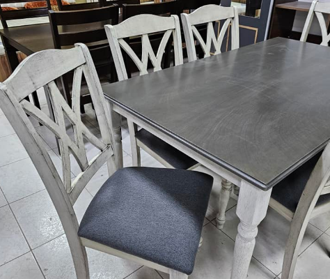 Solid Wood Dining set 1+6 For Sale