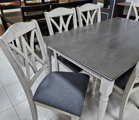 Solid Wood Dining set 1+6 For Sale