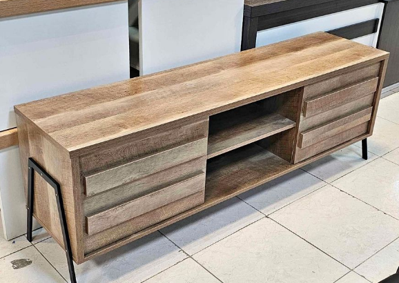 Melamine Oak Color TV Cabinet 160cm For Sale