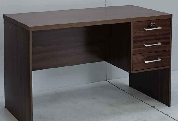 Writing Table 120×60 cm with 3 drawers For Sale