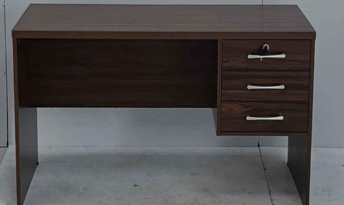 Writing Table 120×60 cm with 3 drawers For Sale