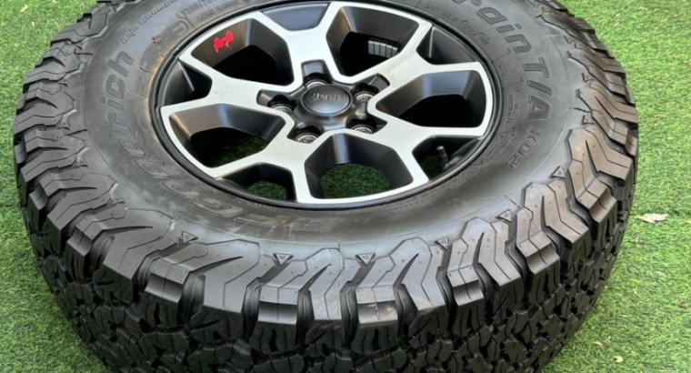 5x Jeep Rubicon 17” wheels for sale