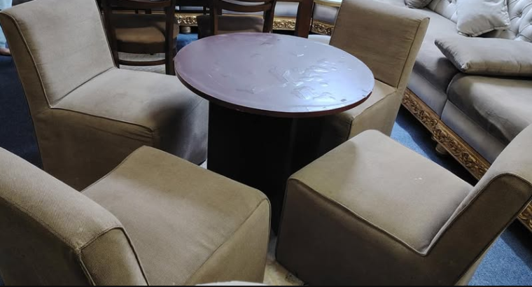 4 chair with table for sale