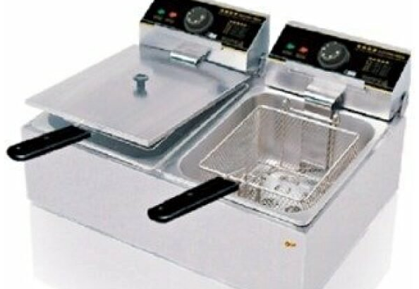 Double electric fryer for sale