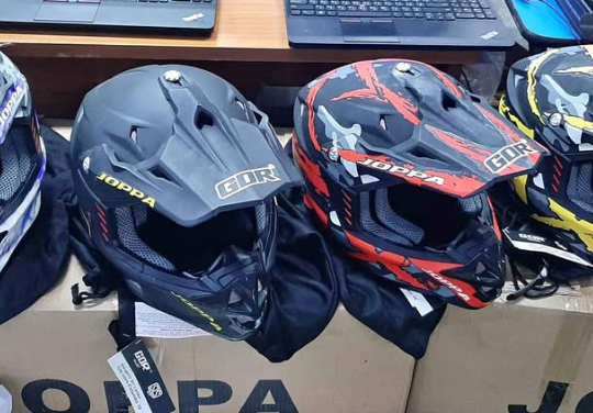 New helmets for sale