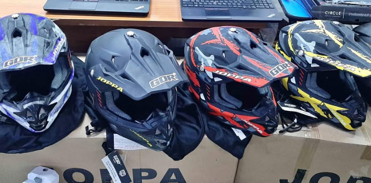 New helmets for sale