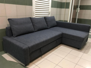 Ikea L shape Sofa bed with storage for sale