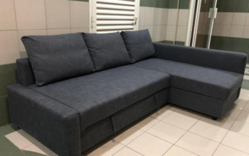 Ikea L shape Sofa bed with storage for sale