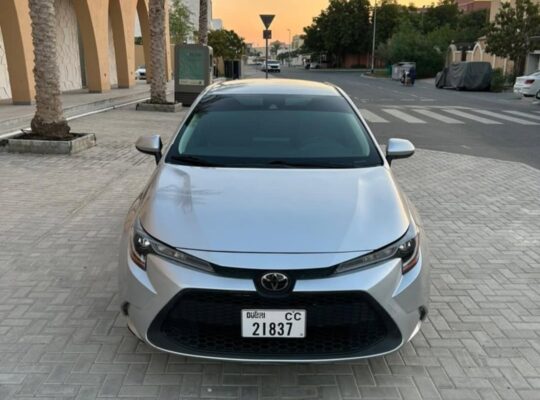 Toyota Corolla 2020 mid option USA imported