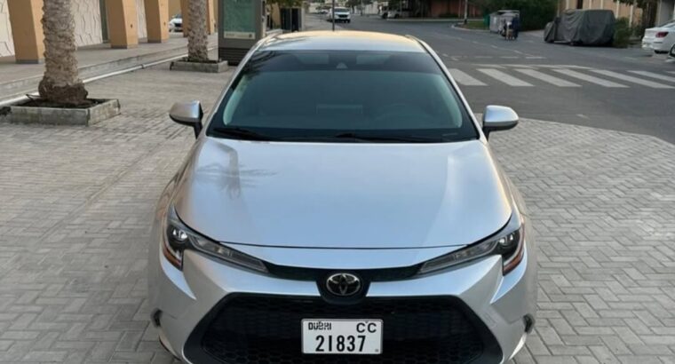 Toyota Corolla 2020 mid option USA imported