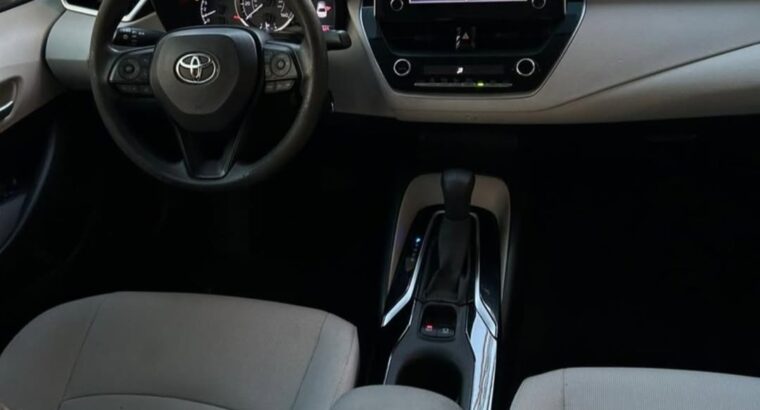 Toyota Corolla 2020 mid option USA imported