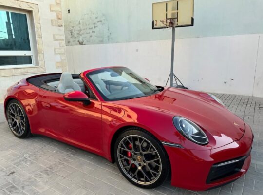 Porsche Carrera 4s 2020 Gcc convertible for sale