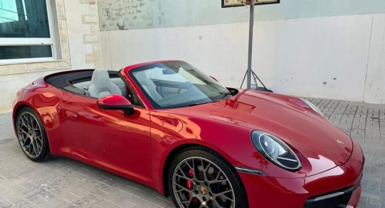 Porsche Carrera 4s 2020 Gcc convertible for sale