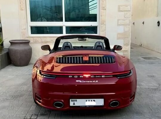 Porsche Carrera 4s 2020 Gcc convertible for sale