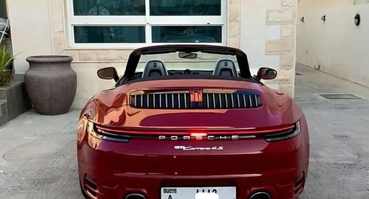 Porsche Carrera 4s 2020 Gcc convertible for sale