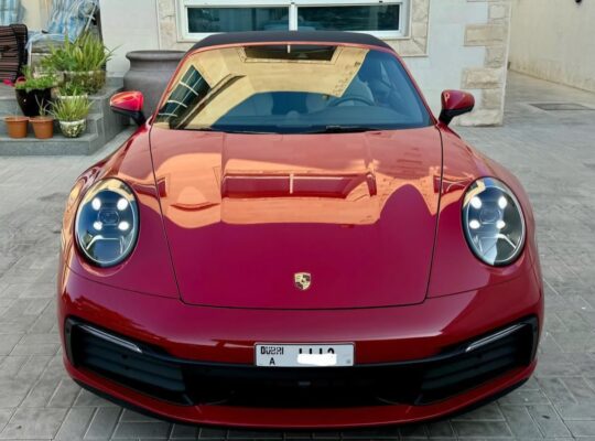 Porsche Carrera 4s 2020 Gcc convertible for sale