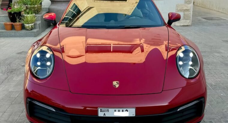 Porsche Carrera 4s 2020 Gcc convertible for sale