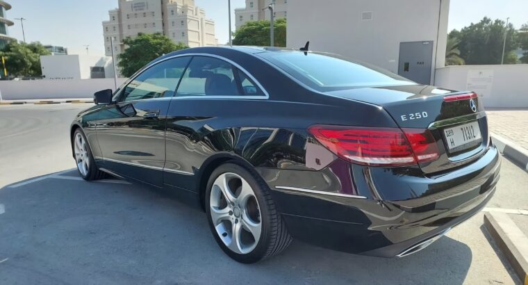 Mercedes E250 coupe 2014 full option for sale