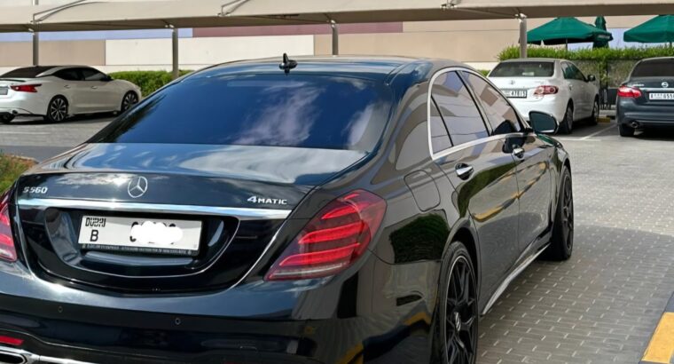 Mercedes S560 full option AMG 2019 imported for sa
