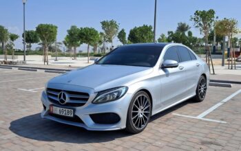 Mercedes C200 EMC full option 2016 Gcc for sale