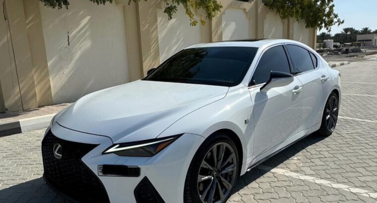 Lexus IS350 F sport 2022 full option Gcc for sale