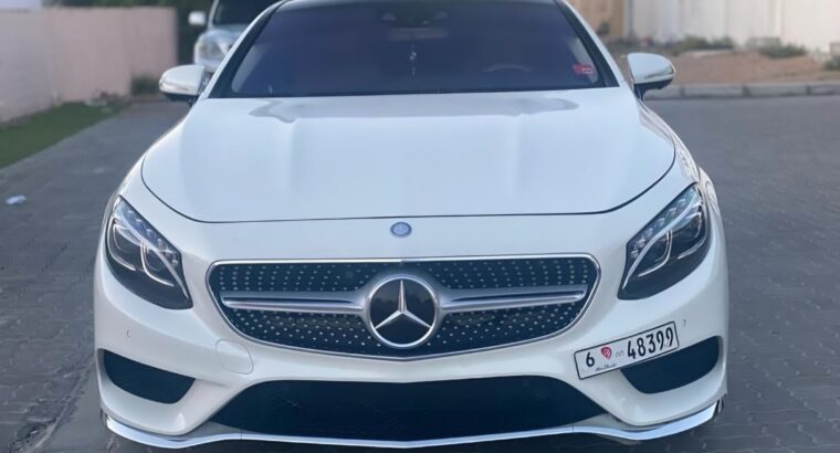 Mercedes S500 coupe 2015 in good condition