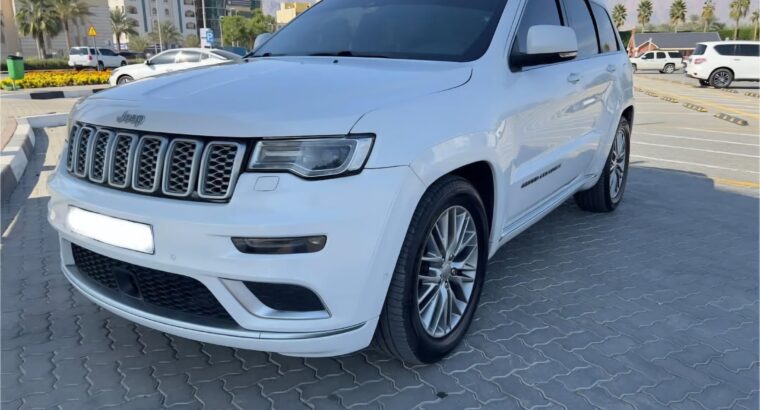 Jeep Grand Cherokee summit 2017 Gcc full option