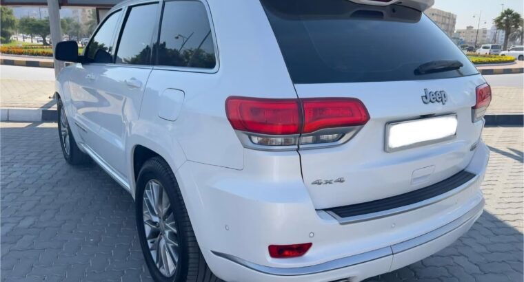 Jeep Grand Cherokee summit 2017 Gcc full option