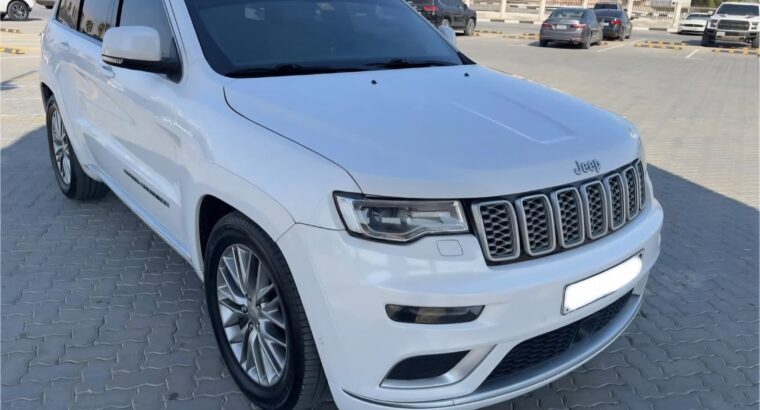 Jeep Grand Cherokee summit 2017 Gcc full option
