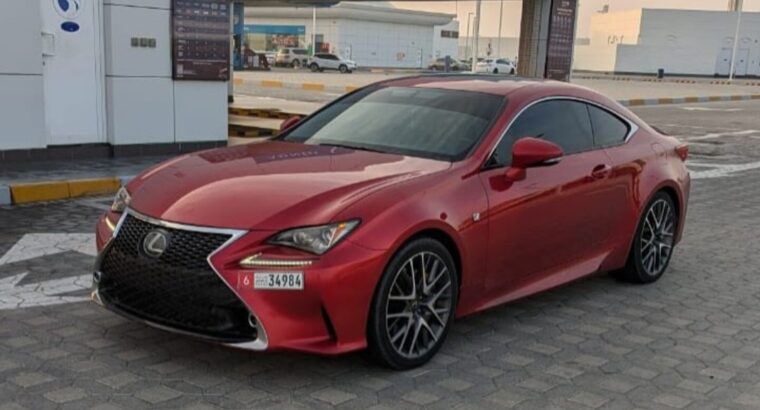Lexus RC 350F sport coupe 2015 USA imported