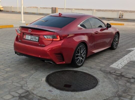 Lexus RC 350F sport coupe 2015 USA imported