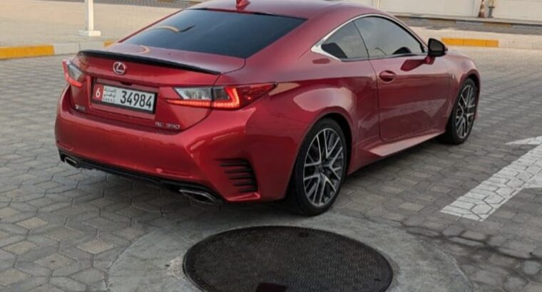 Lexus RC 350F sport coupe 2015 USA imported