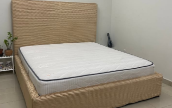 Upholstered Bed with Mattress For Sale