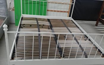 Ikea iron bed frame Queen size for sale