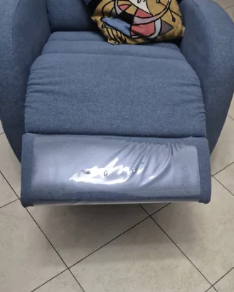 Recliner chair blue for sale