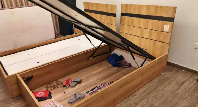 singal bed frame with storage for sale