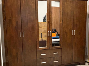 6 doors wooden cupboard for sale