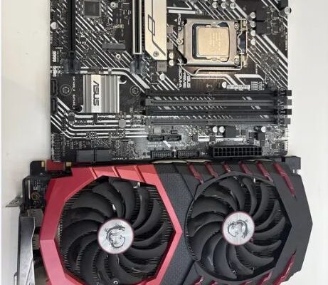 Motherboard cpu and graphics card