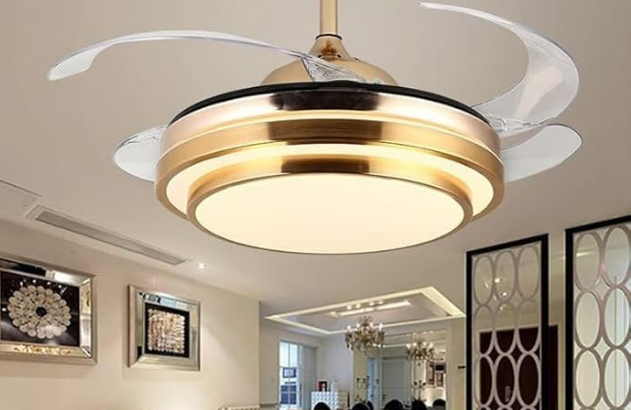 Ceiling Fan with LED Light and Remote For Sale