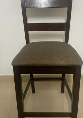 Used Dining Table Set with 6 Chairs For sale