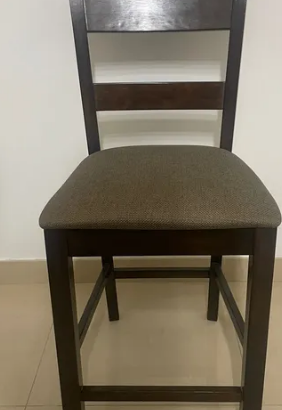 Used Dining Table Set with 6 Chairs For sale