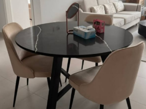 Dining table Loom in Black Natural Stone for sale