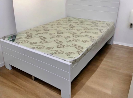 Double Bed With Mattress for sale