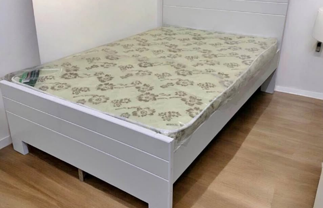 Double Bed With Mattress for sale