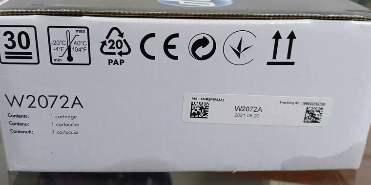 HP 117A Yellow Original Laser Toner Cartridge for