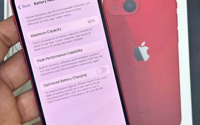 IPHONE 13MINI 256GB STORAGE RED COLOR FOR SALE