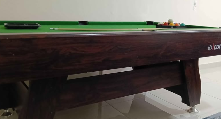 Icore Billiard table 9 feet for sale