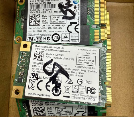 Msata 256GB SSD Available Qty For Sale